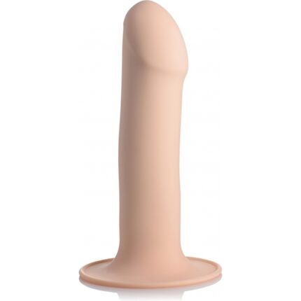 DILDOS FLEXIBLE DE SILICONA - CARNE - 001