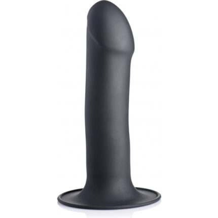 DILDOS FLEXIBLE DE SILICONA - NEGRO - 001