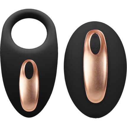 DOBLE VIBRACIÓN ANILLO POISE NEGRO - 001
