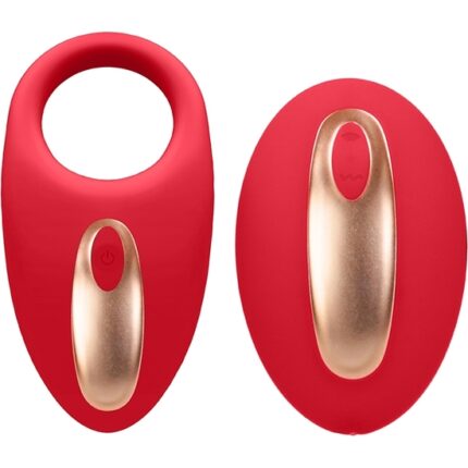 DOBLE VIBRACIÓN ANILLO POISE ROJO - 001