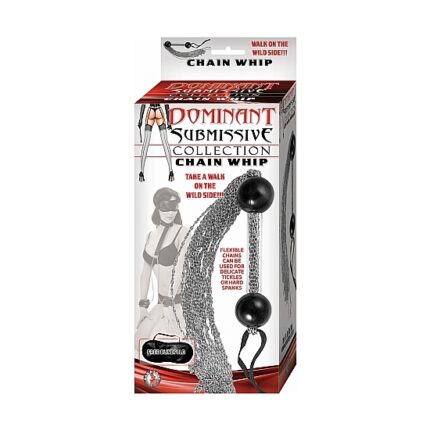 DOMINANT SUBMISSIVE COLLECTION LÁTIGO CON CADENAS - 002