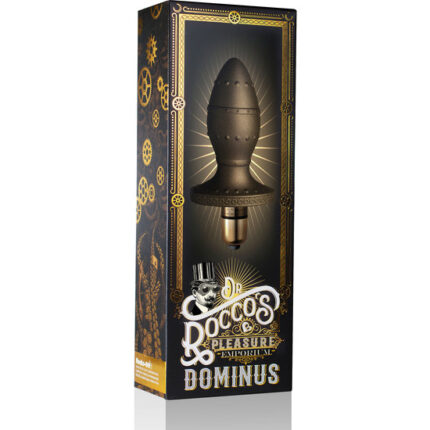 DOMINUS - PLUG VIBRADOR DORADO - 002