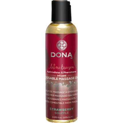 DONA ACEITE DE MASAJE SABOR FRESA 120 ML - 001