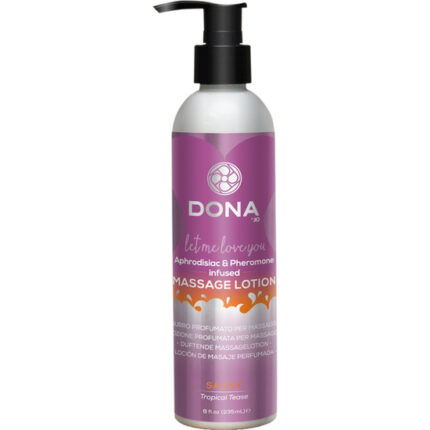 DONA LOCION DE MASAJE PERFUMADA SASSY 235 ML - 001
