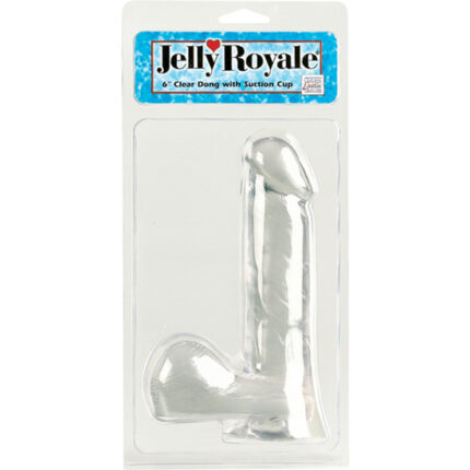 DONG DILDO REALÍSTICO TRANSPARENTE - 002
