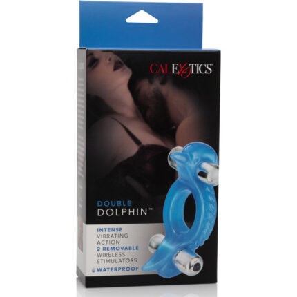 DOUBLE DOLPHIN - ANILLO VIBRADOR AZUL - 002