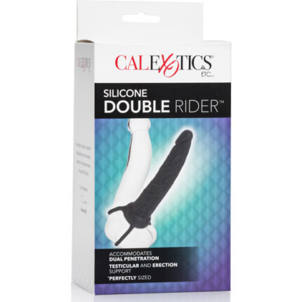 DOUBLE RIDER PENE DE SILICONA CON ARNÉS - 002