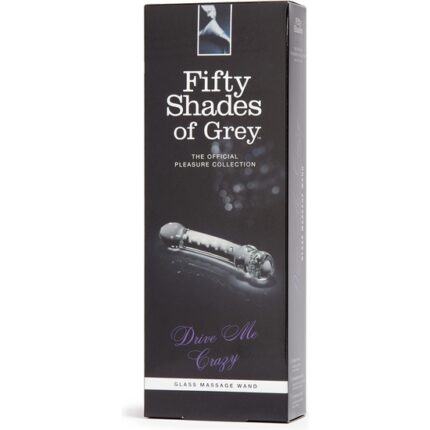 DRIVE ME CRAZY DILDO DE CRISTAL - TRANSPARENTE - 002