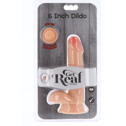 DUAL DENSITY PENE REALÍSTICO CON TESTÍCULOS 17CM - 002