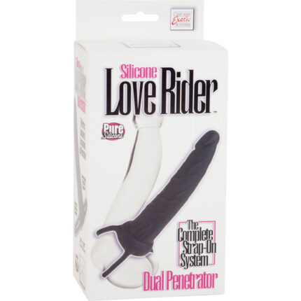 DUAL PENETRATOR DILDO CON ARNES NEGRO - 002