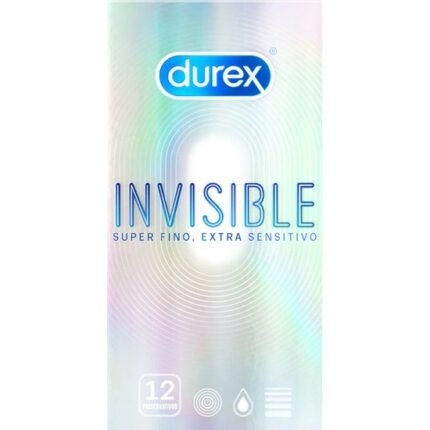 DUREX INVISIBLE SUPER FINO EXTRA SENSITIVO 12 UDS - 001