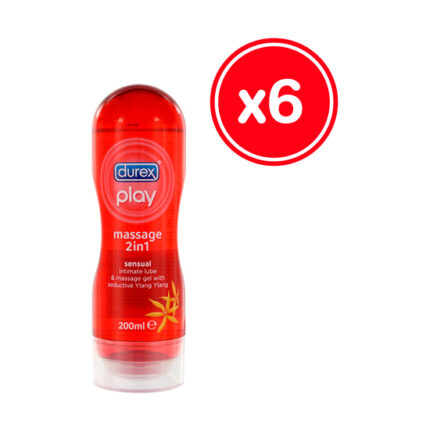 DUREX PLAY GEL DE MASAJE SENSUAL 200 ML (6 UDS) - 001