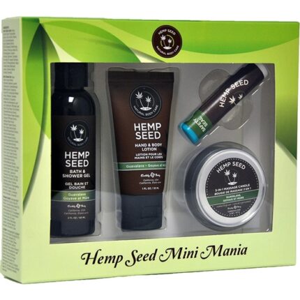 EARTHLY BODY - SET DE VIAJE HEMP SEED MINI MANIA - GUAVALAVA - 001