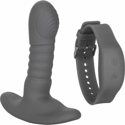 ECLIPSE - PLUG CON ROTACIÓN Y PULSERA CONTROL  REMOTO - GRIS - 001
