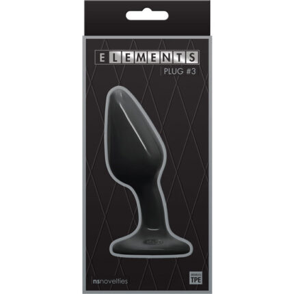 ELEMENTS PLUG 3 12CM - NEGRO - 002