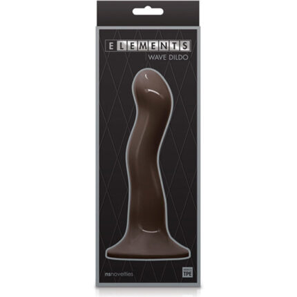 ELEMENTS WAVE PLUG / DILDO - MARRÓN - 002