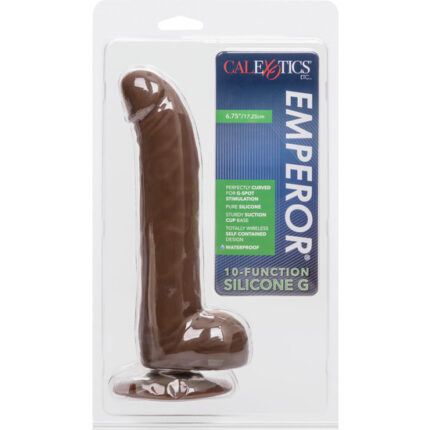 EMPEROR PENE VIBRADOR PUNTO G 10 VELOCIDADES - MARRÓN - 002