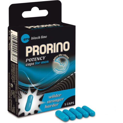 ERO PRORINO 5 CÁPSULAS POTENCIA PARA HOMBRE - 001