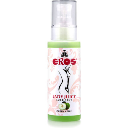 EROS LADY JUICY LUBRICANTE SABOR MANZANA - 125 ML - 001