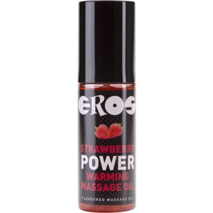 EROS STRAWERRY POWER WARMING MASSAGE OIL 100ML - 001
