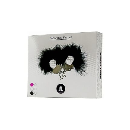 ESPOSAS DE METAL Y PELUCHE - ROSA - 002