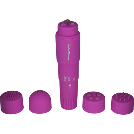 ESTIMULADOR CON CABEZALES INTERCAMBIABLES VIOLETA - 001