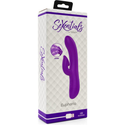 EUPHORIA VIBRADOR CON SUCCIÓN - MORADO - 002