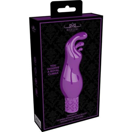 EXQUISITE - BALA RECARGABLE DE SILICONA - MORADO - 002