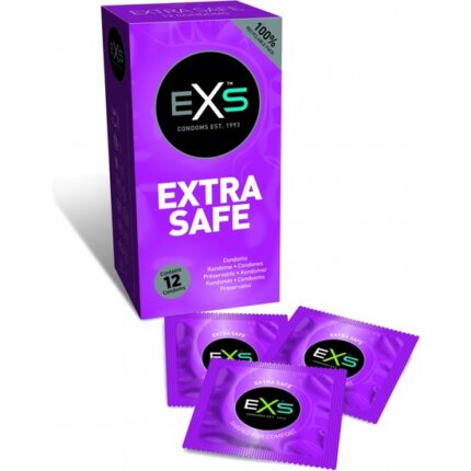 EXS EXTRA SAFE - PRESERVATIVO NATURAL - 12 PACK - 001