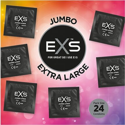 EXS PRESERVATIVOS JUMBO PACK - 24 CONDONES - 002