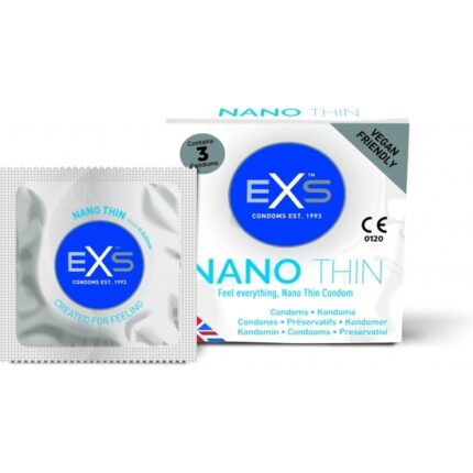 EXS PRESERVATIVOS NANO THIN - 3 PACK - 001