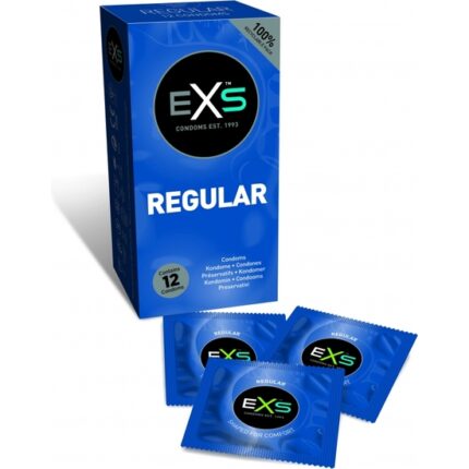 EXS REGULAR - PRESERVATIVOS INOLOROS -12 PACK - 001