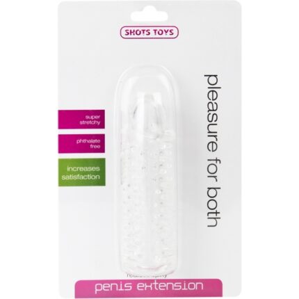 EXTENSION PARA EL PENE CON PUNTAS TRANSPARENTE - 002