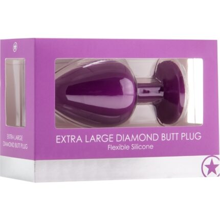 EXTRA LARGE PLUG DIAMANTE MORADO - 002