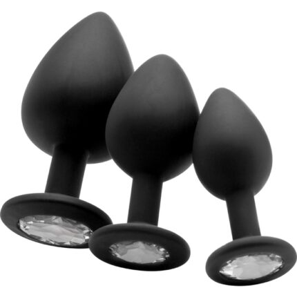 EXTRA LARGE PLUG DIAMANTE NEGRO - 002