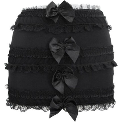 FALDA LAZOS SEXY NEGRO - 001