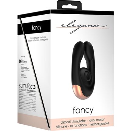 FANCY ESTIMULADOR DUAL PARA CLÍTORIS - NEGRO - 002