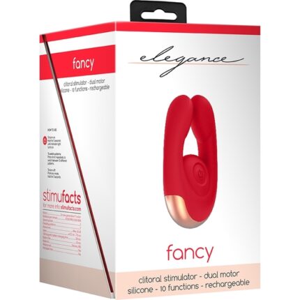 FANCY ESTIMULADOR DUAL PARA CLÍTORIS - ROJO - 002