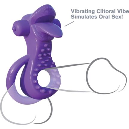 FANTASY C-RINGZ ANILLO VIBRADOR LENGUA - 002