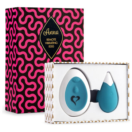 FEELZTOYS - ANNA HUEVO VIBRADOR CONTROL REMOTO - TURQUESA - 002