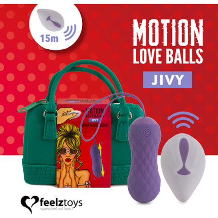 FEELZTOYS - BOLAS DE AMOR CON MOVIMIENTO A CONTROL REMOTO JIVY - 001