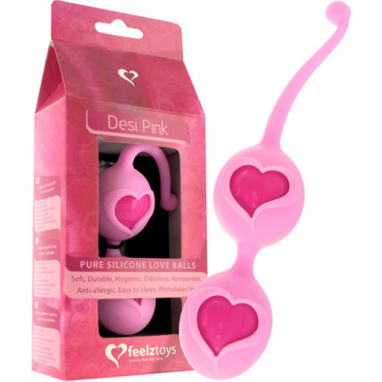 FEELZTOYS DESI BOLAS CHINAS ROSA - 002