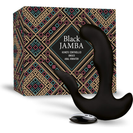 FEELZTOYS - JAMBA VIBRADOR ANAL NEGRO - 001