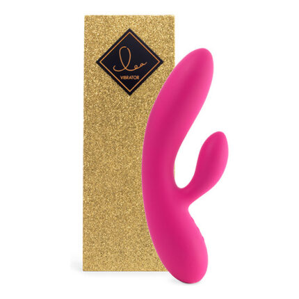 FEELZTOYS - LEA RABBIT VIBRADOR ROSA (GLITTER) - 001