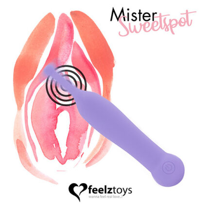 FEELZTOYS - MISTER SWEETSPOT VIBRADOR DE CLÍTORIS - MORADO - 002