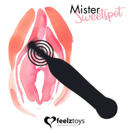 FEELZTOYS - MISTER SWEETSPOT VIBRADOR DE CLÍTORIS - NEGRO - 002