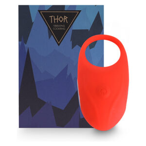 FEELZTOYS - THOR ANILLO VIBRADOR ROJO - 001