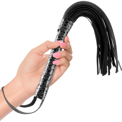 FETISH FANTASY LATIGO AZOTADOR PIEL NEGRO - 002