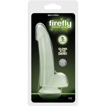 FIREFLY GLOWING DONG 5 INCHES CLEAR - 002