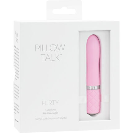 FLIRTY VIBRADOR CON CRISTAL - ROSA - 002